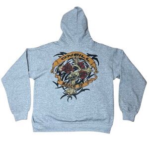 Rare Vintage VTG 90s Y2K O’Neil Bootleg Skull Bones Hoodie XL